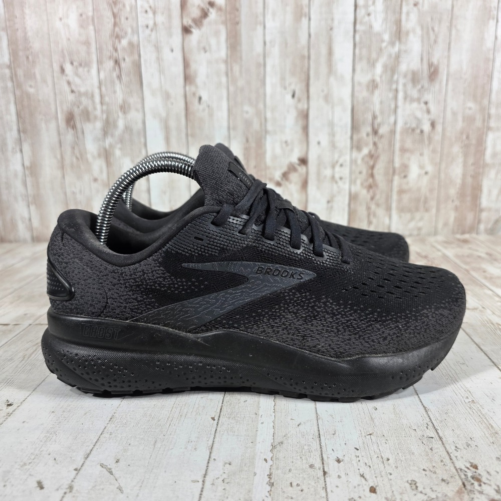 Brooks Ghost 16 Womens 8.5 Extra Wide 2E Black Running Shoes 1204072E020